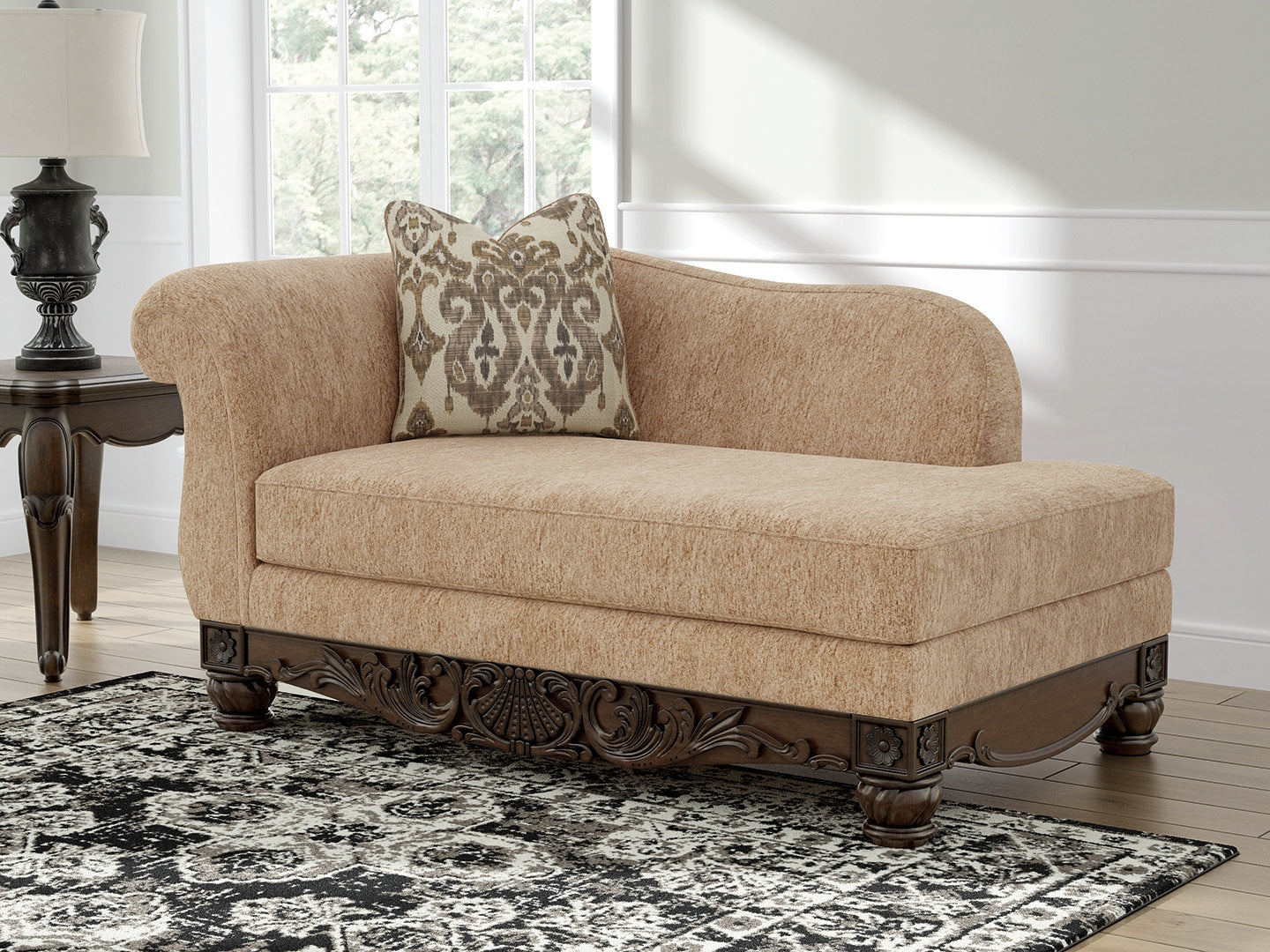 Orange Furniture Outlet - Ashley Furniture - Chelsworth Living Room - RAF Corner Chaise / Golden - PC5790516