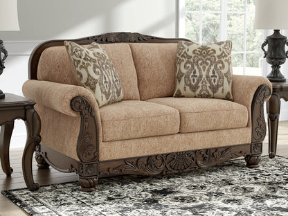 Orange Furniture Outlet - Ashley Furniture - Chelsworth Living Room - Loveseat / Golden - PC5790535