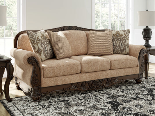 Orange Furniture Outlet - Ashley Furniture - Chelsworth Living Room - Sofa / Golden - PC5790538