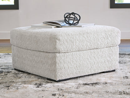 Orange Furniture Outlet - Ashley Furniture - Cuddle Plush Living Room - Oversized Accent Ottoman / Arctic - PC5910608