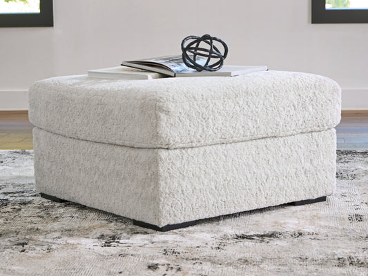 Orange Furniture Outlet - Ashley Furniture - Cuddle Plush Living Room - Oversized Accent Ottoman / Arctic - PC5910608