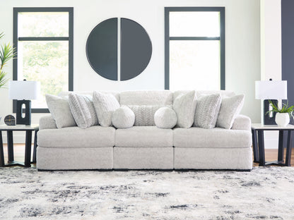 Orange Furniture Outlet - Ashley Furniture - Cuddle Plush Sectional - RAF 3-Piece Sectional / Arctic - PC59106S5
