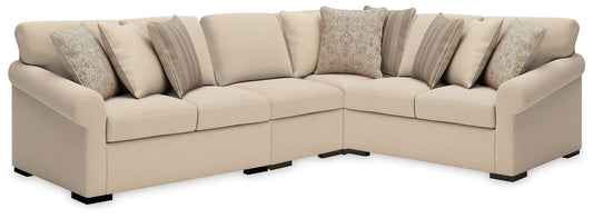 Orange Furniture Outlet - Ashley Furniture - LadyMae 4-Piece Sectional - 4-Piece Sectional - 59404S9