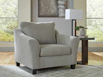 Orange Furniture Outlet - Ashley Furniture - Willarae Living Room - Chair and a Half / Taupe - 5980323