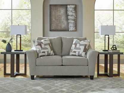 Orange Furniture Outlet - Ashley Furniture - Willarae Living Room - Loveseat / Taupe - 5980335