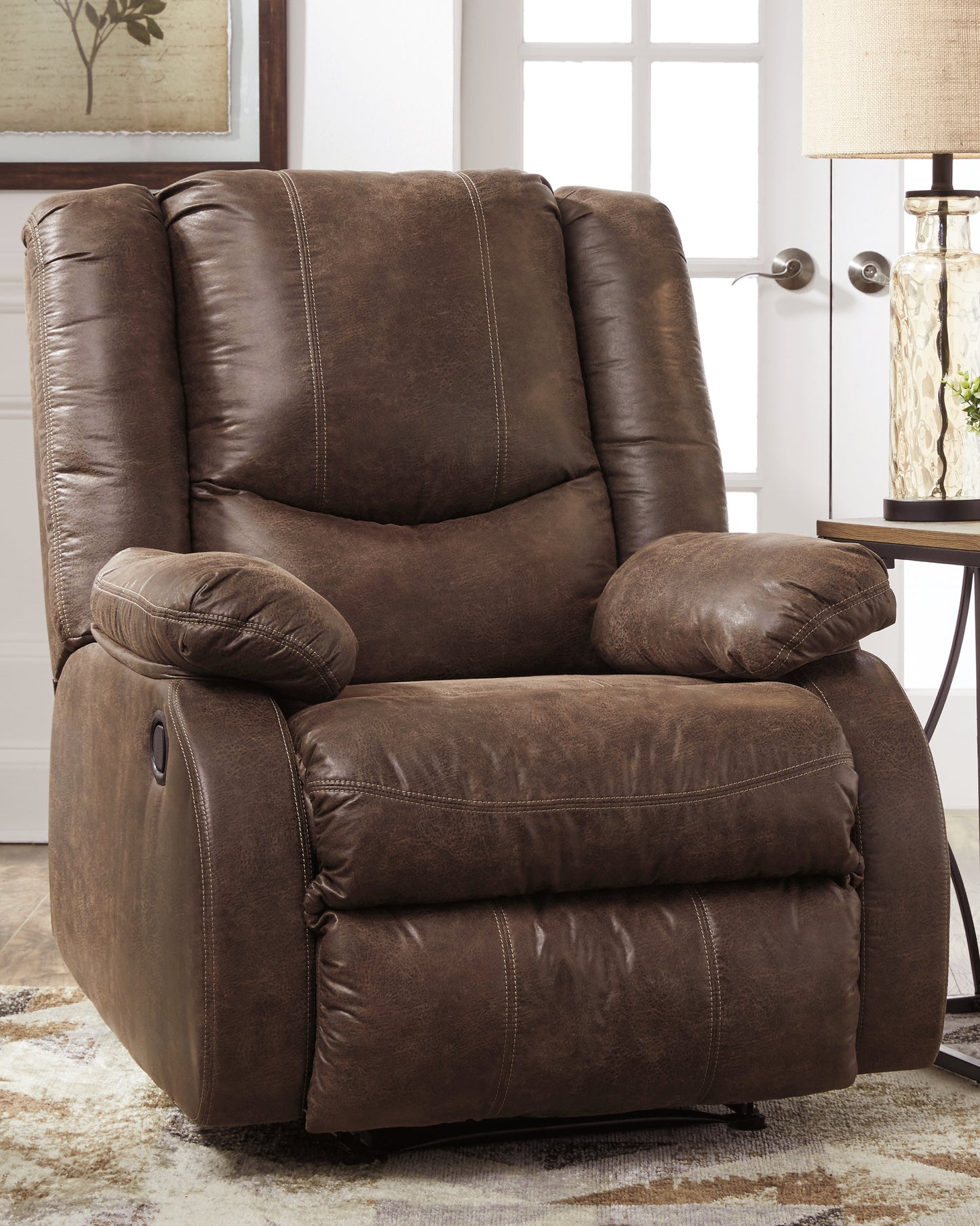 Orange Furniture Outlet - Ashley Furniture - Bladewood Living Room - Zero Wall Recliner / Slate - 6030629