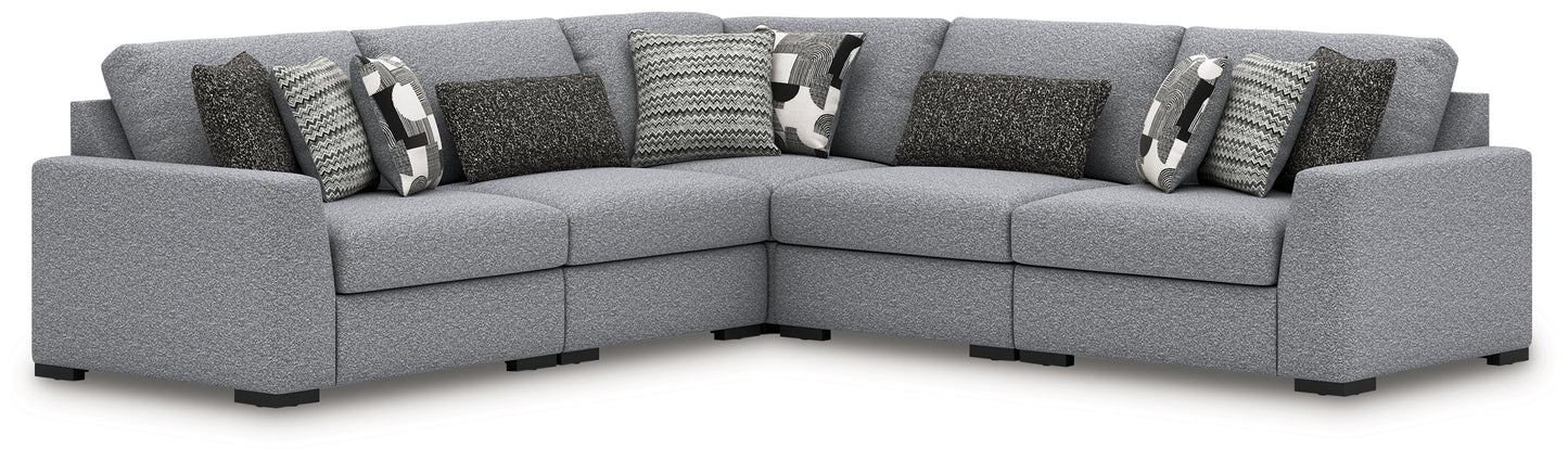 Orange Furniture Outlet - Ashley Furniture - Bealton Sectional - RAF 5-Piece Sectional / Salt and Pepper - 61305S6