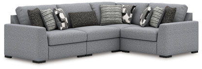 Orange Furniture Outlet - Ashley Furniture - Bealton Sectional - RAF 4-Piece Sectional / Salt and Pepper - 61305S5