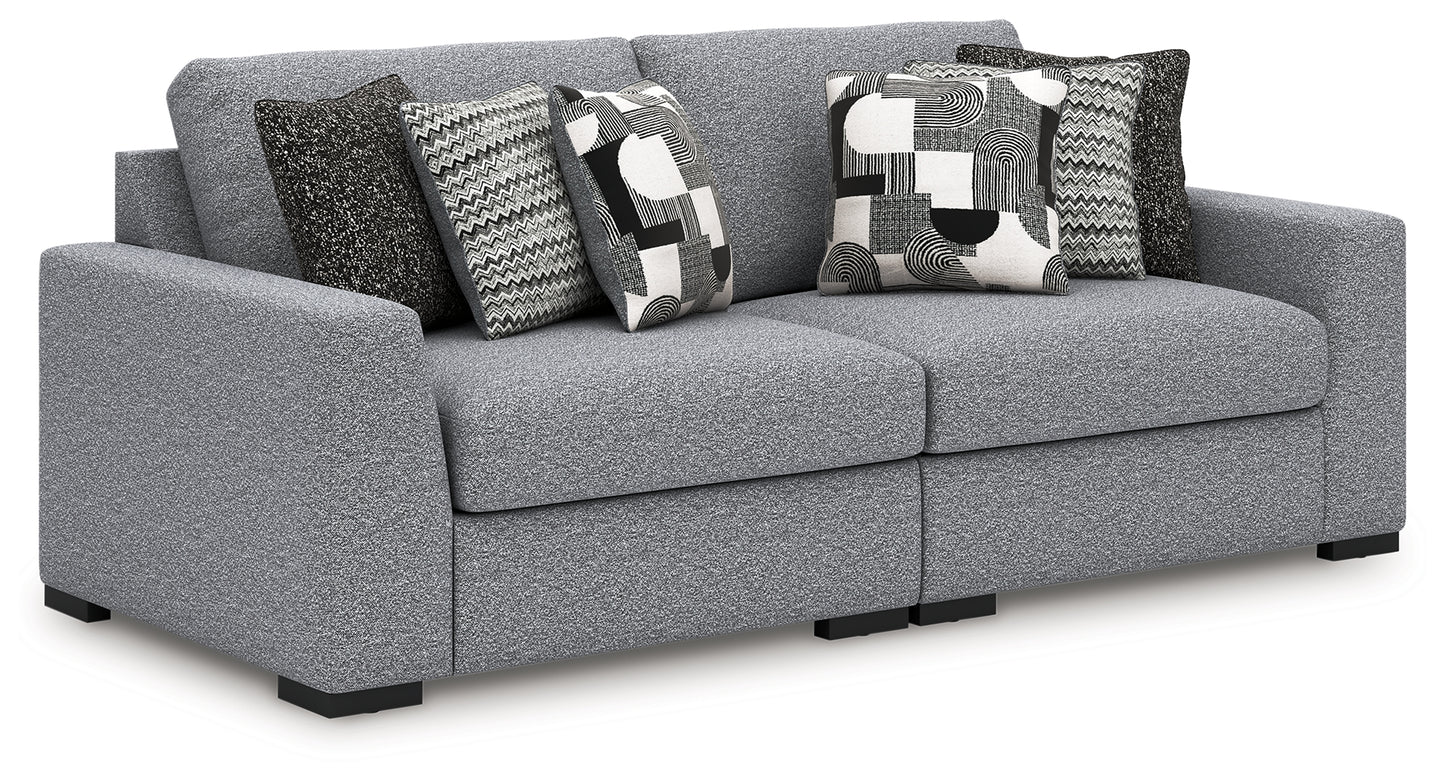 Orange Furniture Outlet - Ashley Furniture - Bealton Sectional - RAF 6-Piece Sectional with Chaise / Salt and Pepper - 61305S12