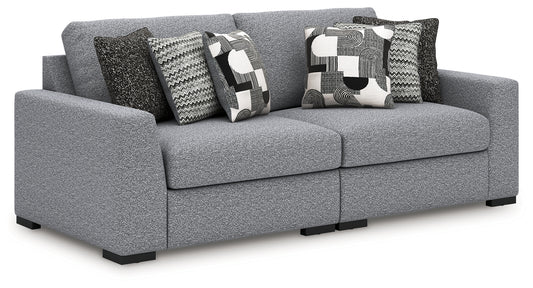 Orange Furniture Outlet - Ashley Furniture - Bealton Sectional - RAF 6-Piece Sectional with Chaise / Salt and Pepper - 61305S12