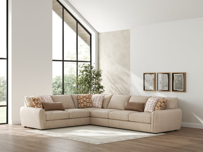 Orange Furniture Outlet - Ashley Furniture - Seyler Sectional - LAF 4-Piece Sectional / Sand - 61405S2