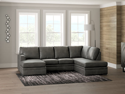 Orange Furniture Outlet - Ashley Furniture - Lofton-Pike Sectional - LAF 2-Piece Sectional with Chaise / Shadow - PC61610S1