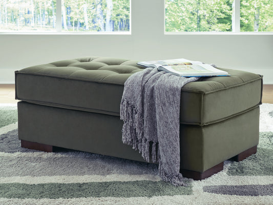 Orange Furniture Outlet - Ashley Furniture - Caspian-Town Living Room - Oversized Accent Ottoman / Olive - PC6170208