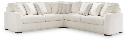 Orange Furniture Outlet - Ashley Furniture - Chessington Sectional - LAF 3-Piece Sectional / Ivory - 61904S5