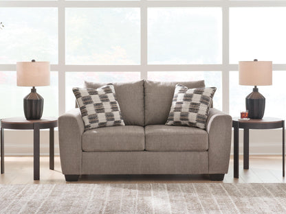 Orange Furniture Outlet - Ashley Furniture - Loreo Living Room - Loveseat / Truffle - 6310235