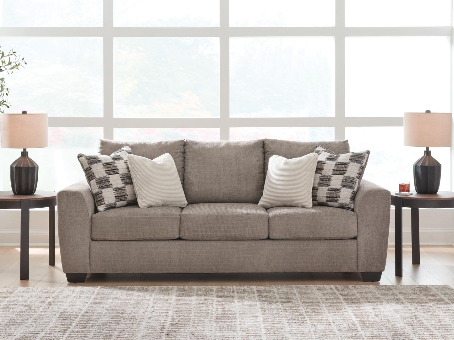 Orange Furniture Outlet - Ashley Furniture - Loreo Living Room - Sofa / Truffle - 6310238