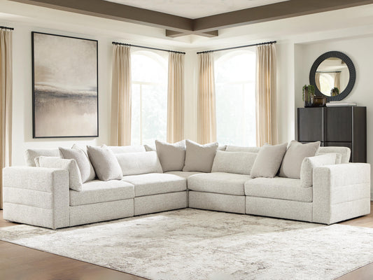 Orange Furniture Outlet - Ashley Furniture - Ashbourne Estate Sectional - RAF 5-Piece Sectional - PC66004S17