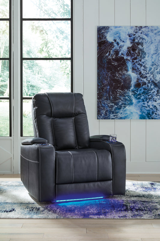 Orange Furniture Outlet - Ashley Furniture - Feazada Living Room - PWR Recliner/ADJ Headrest / Shadow - 6620513