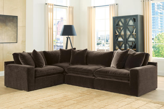 Orange Furniture Outlet - Ashley Furniture - Maxton Heights Sectional - RAF 4-Piece Sectional - 67807S3