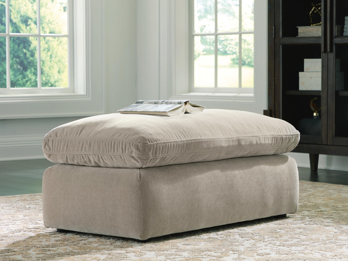 Orange Furniture Outlet - Ashley Furniture - Maxton Heights Living Room - Ottoman / Pebble - 6780814