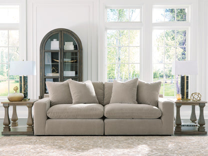 Orange Furniture Outlet - Ashley Furniture - Maxton Heights Sectional - RAF 2-Piece Sectional Sofa / Pebble - 67808S1