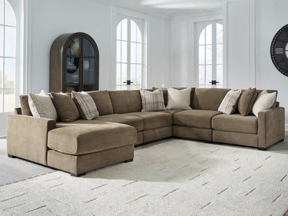 Orange Furniture Outlet - Ashley Furniture - Camellia-Court Sectional - 6-Piece Sectional with Chaise / Coffee - 68207S14