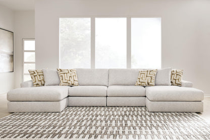 Orange Furniture Outlet - Ashley Furniture - Kestrie 4-Piece Double Chaise Sectional - 4-Piece Double Chaise Sectional - PC68706S9