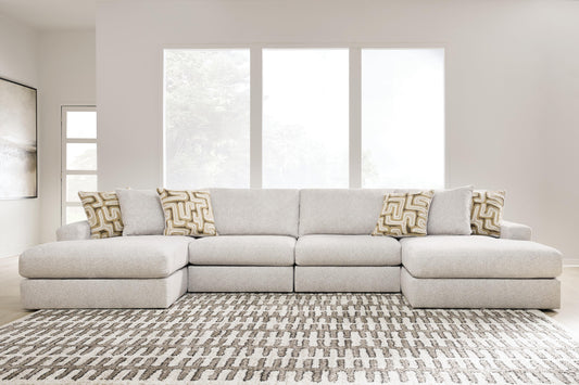 Orange Furniture Outlet - Ashley Furniture - Kestrie 4-Piece Double Chaise Sectional - 4-Piece Double Chaise Sectional - PC68706S9