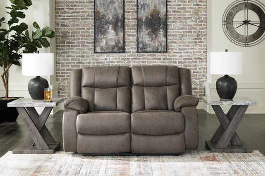 Orange Furniture Outlet - Ashley Furniture - First Base Living Room - Rocker Recliner / Gunmetal - 6880425