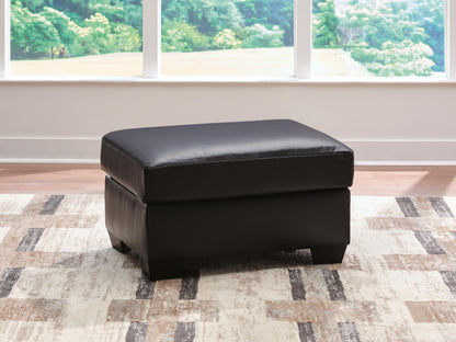 Orange Furniture Outlet - Ashley Furniture - Glennbre Living Room - Ottoman / Midnight - PC6980414