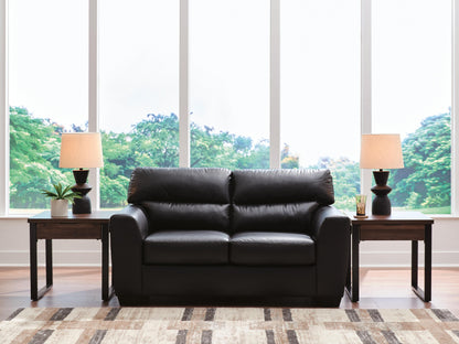 Orange Furniture Outlet - Ashley Furniture - Glennbre Living Room - Loveseat / Midnight - PC6980435