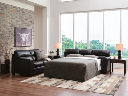 Orange Furniture Outlet - Ashley Furniture - Glennbre Living Room - Queen Sofa Sleeper / Midnight - PC6980439