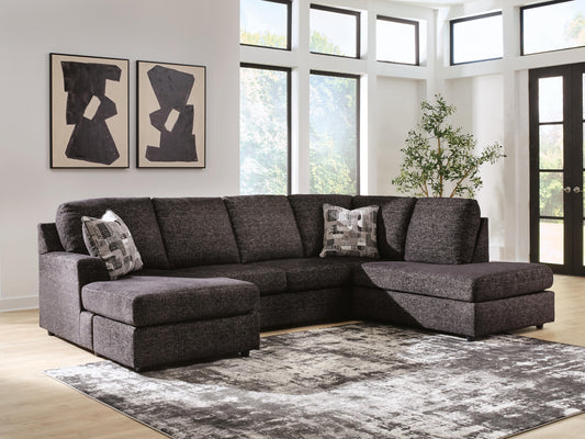 Orange Furniture Outlet - Ashley Furniture - Lentiz Sectional - LAF 2-Piece Sectional with Chaise - PC73404S2