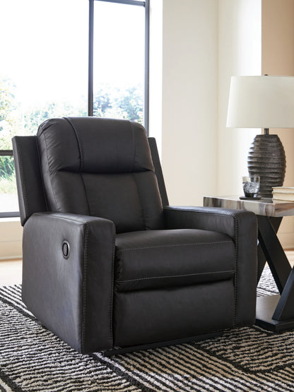 Orange Furniture Outlet - Ashley Furniture - Mackmenville Living Room - Zero Wall Recliner / Carbon - 7471329