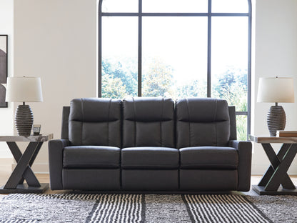Orange Furniture Outlet - Ashley Furniture - Mackmenville Living Room - Reclining Sofa / Carbon - 7471388