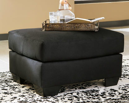 Orange Furniture Outlet - Ashley Furniture - Darcy Living Room - Ottoman / Black - 7500814