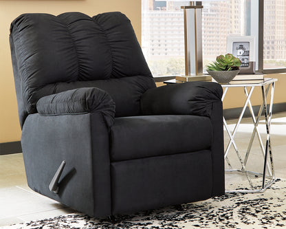 Orange Furniture Outlet - Ashley Furniture - Darcy Living Room - Rocker Recliner / Black - 7500825