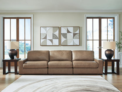 Orange Furniture Outlet - Ashley Furniture - Veronella Sectional - RAF 3-Piece Sectional Sofa / Sahara - 76106S2