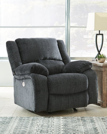 Orange Furniture Outlet - Ashley Furniture - Draycoll Living Room - Power Rocker Recliner / Slate - 7650498