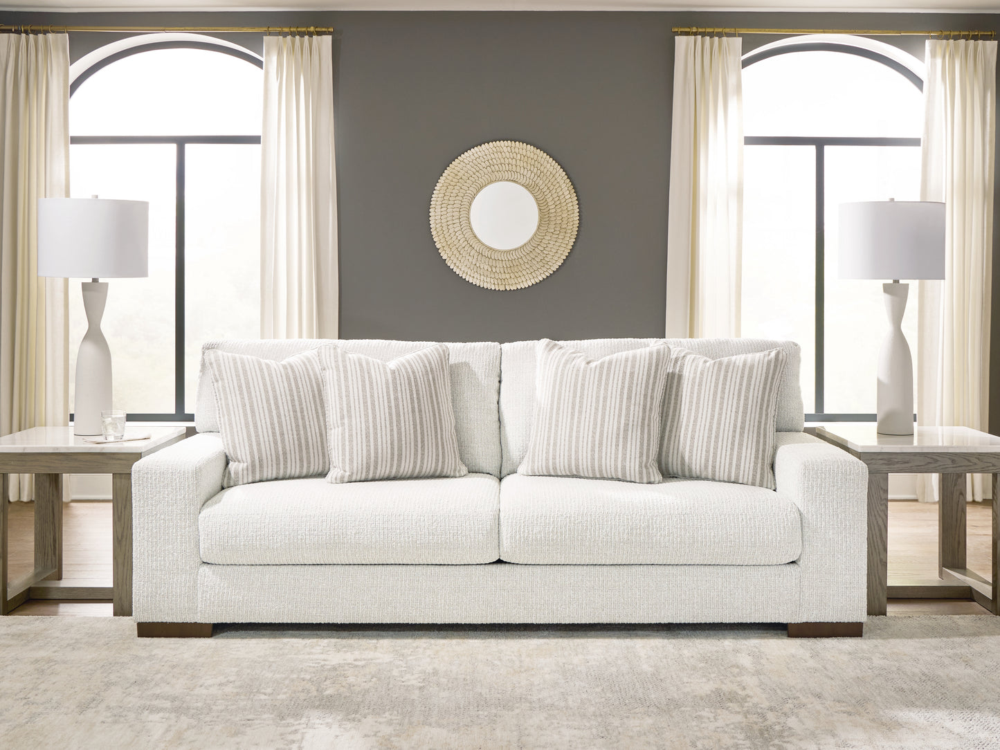 Orange Furniture Outlet - Ashley Furniture - Hartside Living Room - Sofa / Frosted - 8010438