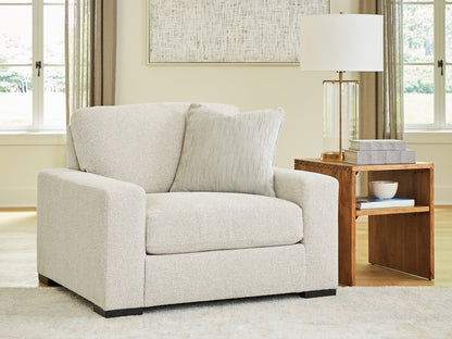 Orange Furniture Outlet - Ashley Furniture - Conlee-Pike Living Room - Chair and a Half / Linen - PC8131023