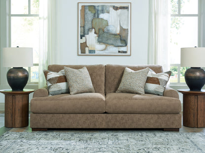 Orange Furniture Outlet - Ashley Furniture - Jayne Park Living Room - Sofa / Pecan - PC8150538