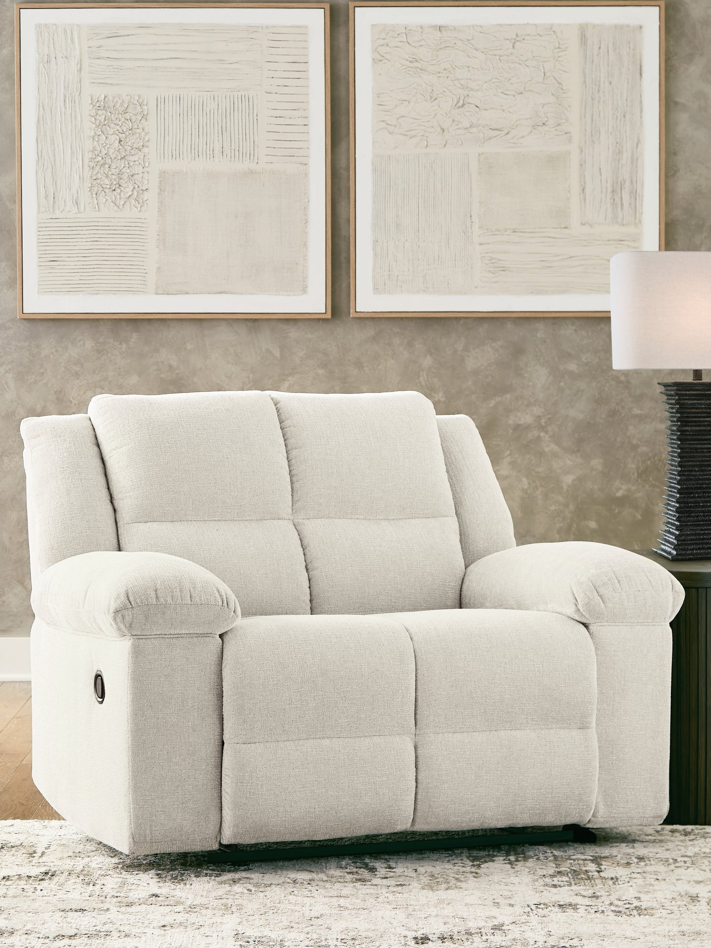 Orange Furniture Outlet - Ashley Furniture - Orlen Living Room - Zero Wall Wide Seat Recliner / Winter - 8160252