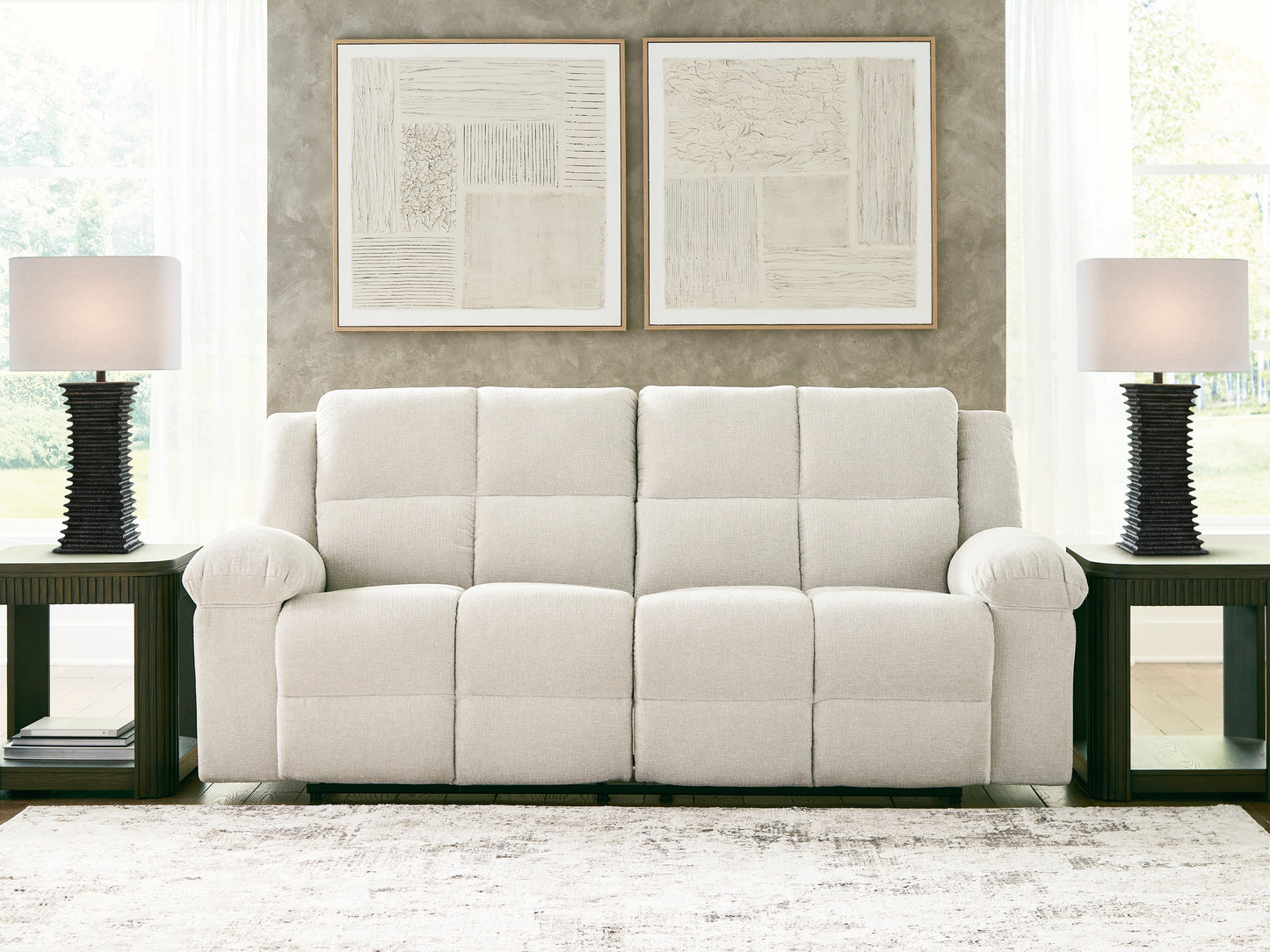 Orange Furniture Outlet - Ashley Furniture - Orlen Living Room - 2 Seat Reclining Sofa / Winter - 8160281