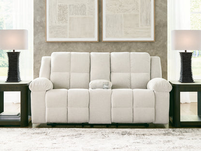 Orange Furniture Outlet - Ashley Furniture - Orlen Living Room - DBL Rec Loveseat w/Console - 8160294