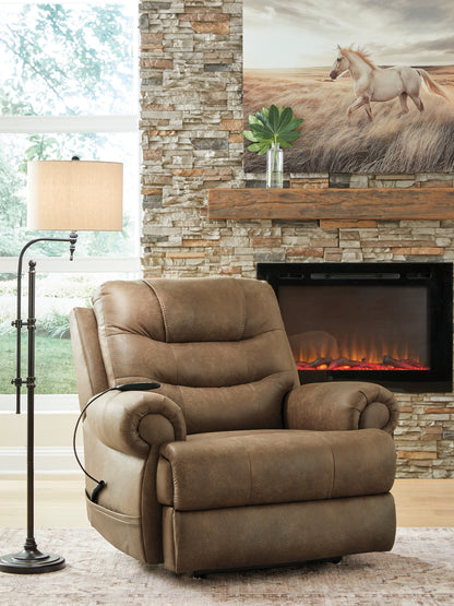 Orange Furniture Outlet - Ashley Furniture - Revived and Restored Living Room - Power Lift Recliner - PC8240712