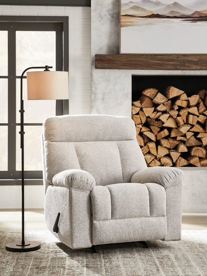 Orange Furniture Outlet - Ashley Furniture - Hoyne Park Living Room - Rocker Recliner / Cobble Stone - PC8281525