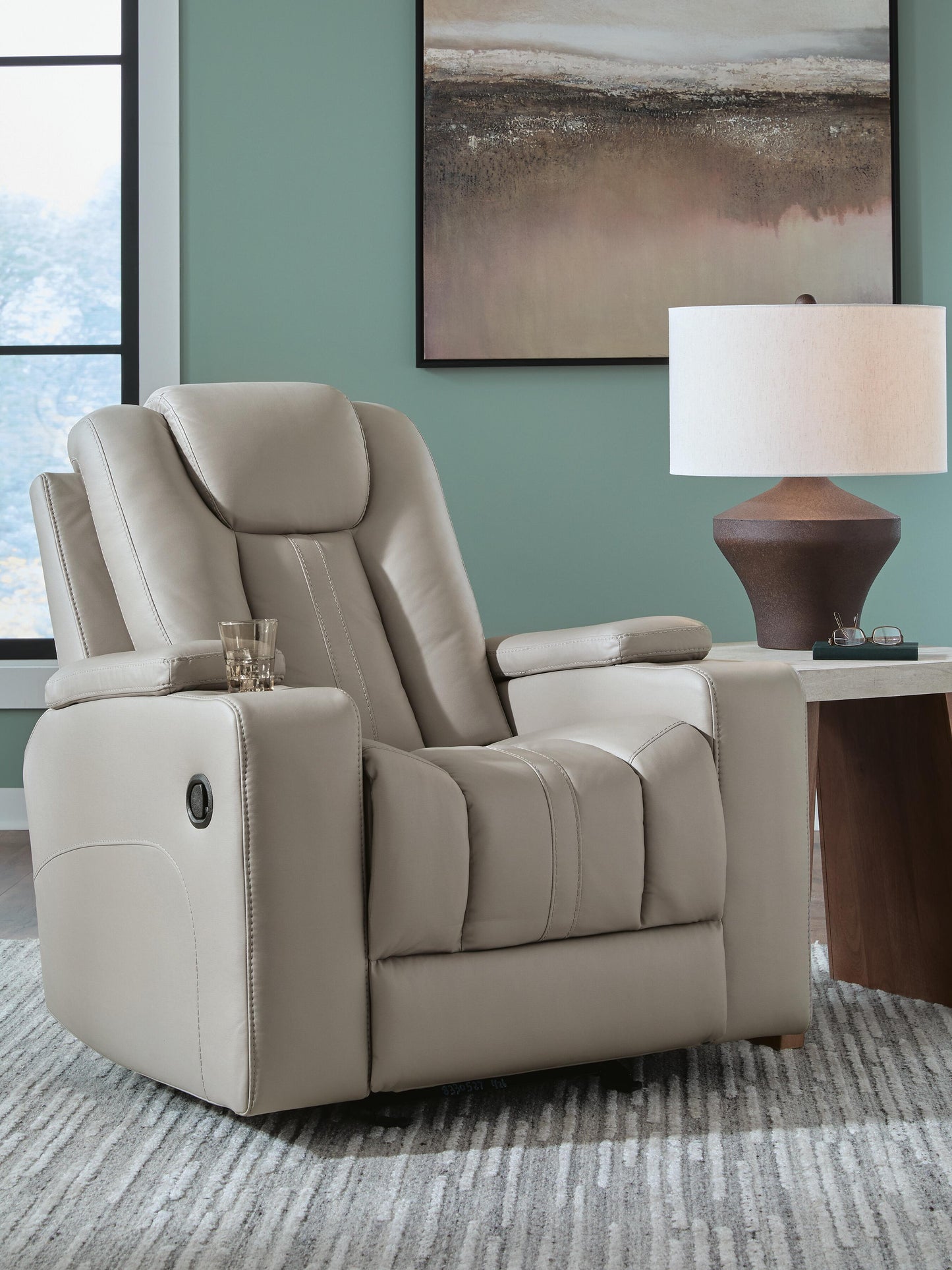 Orange Furniture Outlet - Ashley Furniture - Elevate Edges Living Room - Glider Recliner / Coin - PC8330527