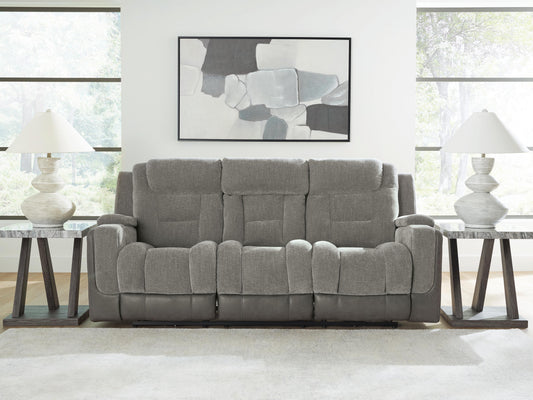 Orange Furniture Outlet - Ashley Furniture - Mixed Motion Living Room - PWR REC Sofa with ADJ Headrest - PC8350515