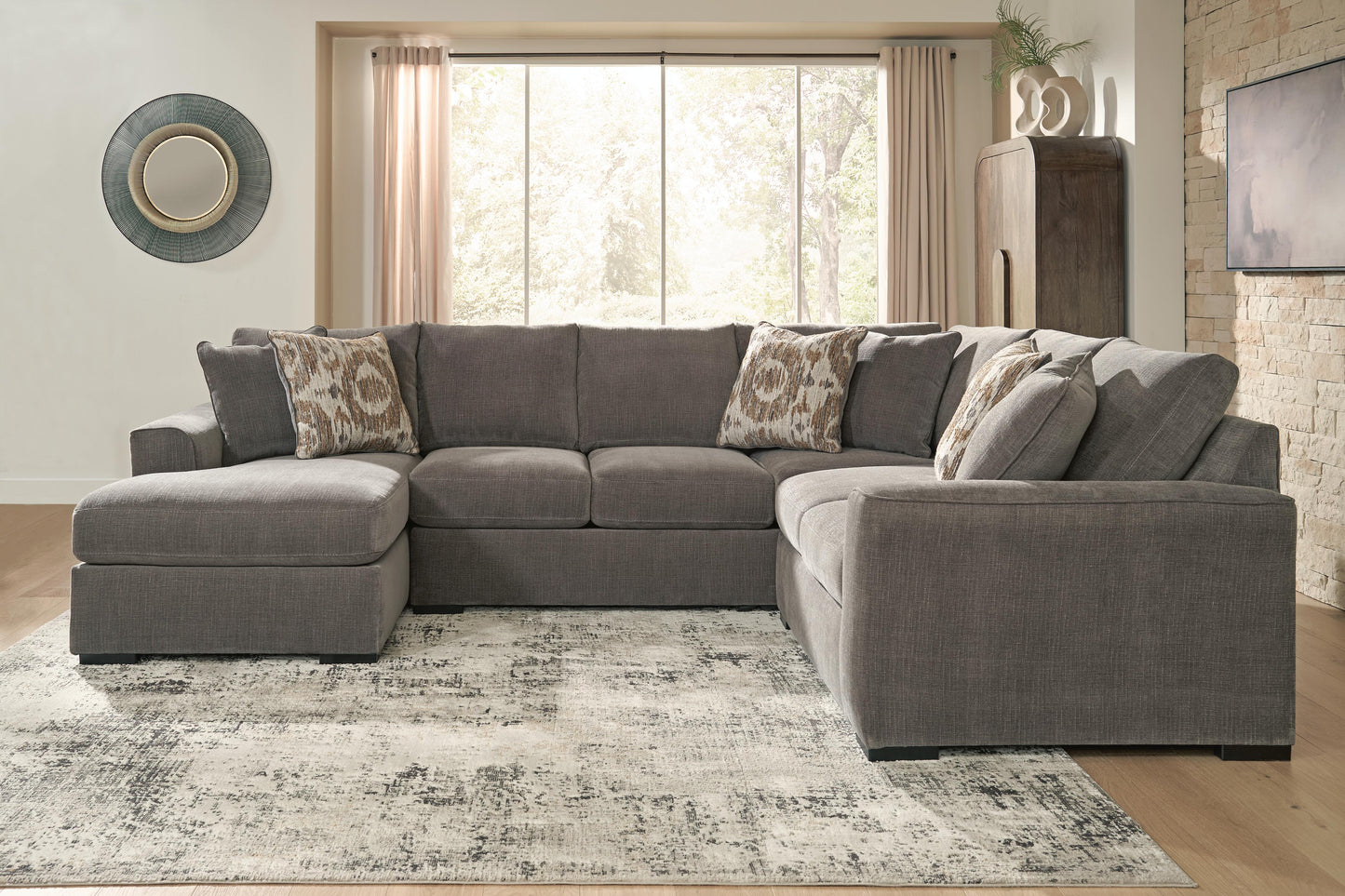 Orange Furniture Outlet - Ashley Furniture - Larson Levee 3-Piece Sectional - 3-Piece Sectional - PC86205S2